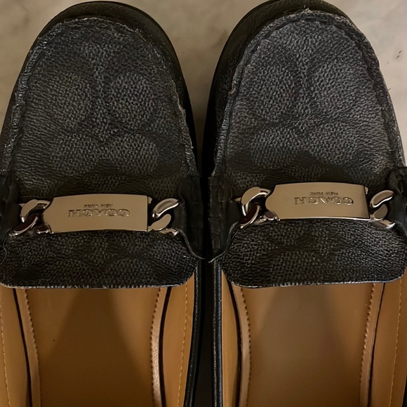 COACH-Olive-Black Loafers-Size-9 - Picture 12 of 12